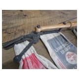 Lead shot bags, clay launcher...