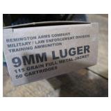 Ammo - Remington Luger 9mm, three b...