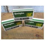 Ammo - Remington UMC Luger, three b...