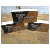 Blazer Brass, 9mm Luger, three boxe...