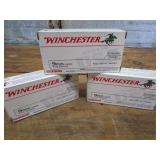 Winchester Luger 9mm, three boxes...