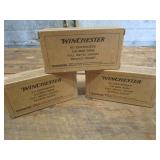 Winchester service grade 9mm, three...