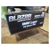 Blazer Brass, 9mm, three boxes...