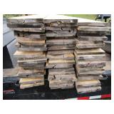 Poplar lumber: 1"x8"x8ft, 63 pieces...