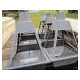 Outdoor light frames - great garden...