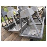 Outdoor light frames - great garden...
