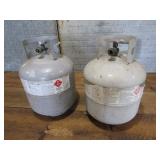 LP tanks: two 20lbs...