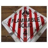 Haz Mat flip file placard...