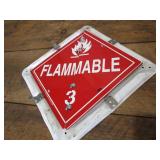 Haz Mat flip file placard...