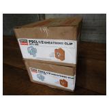 Sheathing clips, two boxes of 250 e...