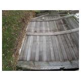 Antique hay mow barn door, 9ft wide...