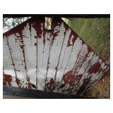 Antique hay mow barn door, 9ft wide...