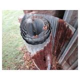 Roll corrugated tin, 26ft by 29-7/8...