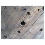 Large wire spool end, 66" dimeter b...