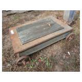 Antique platform scale, Osgood with...