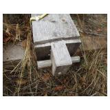 Reclaimed hand hewn barn beams: peg...