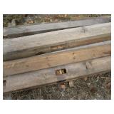 Reclaimed hand hewn barn beams: peg...