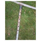 Uneven parallel bars, 10ft long, 33...