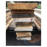 Lumber: rough sawn White Pine 1x6