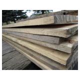 Lumber: Poplar 1x10"x8ft, qty 9...