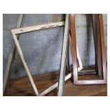 Reclaimed window frames: two 2