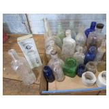 Vintage bottles, reclaimed soda, co...