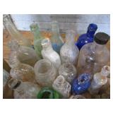 Vintage bottles, reclaimed soda, co...