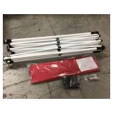 Laurel Canyon 10 ft. x 15 ft. Red Commercial Instant Carport Canopy Pop-Up Tent Adjustable Legs open box not used see pictures