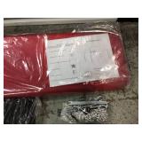 Laurel Canyon 10 ft. x 15 ft. Red Commercial Instant Carport Canopy Pop-Up Tent Adjustable Legs open box not used see pictures