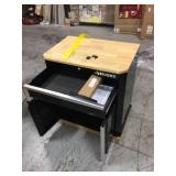 Husky Ready-to-Assemble 24-Gauge Steel 1-Drawer 2-Door Garage Base Cabinet in Black (28 in. W x 33 in. H x 18 in. D) not used