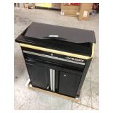 Husky Ready-to-Assemble 24-Gauge Steel 1-Drawer 2-Door Garage Base Cabinet in Black (28 in. W x 33 in. H x 18 in. D) not used