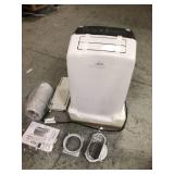 Hunter 14,000 BTU 8,600 BTU (DOE) Portable Air Conditioner with Heater and Dehumidifier with Remote open box customer returns