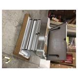 Husky 33 in. 4-Drawer Stainless Steel Mechanics Cart in like new condition