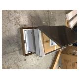 Husky 33 in. 4-Drawer Stainless Steel Mechanics Cart in like new condition