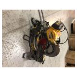 Dewalt FLEXVOLT 120-Volt MAX Cordless Brushless 12 in. Miter Saw with AC Adapter missing parts see pictures