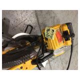 Dewalt FLEXVOLT 120-Volt MAX Cordless Brushless 12 in. Miter Saw with AC Adapter missing parts see pictures
