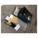Glacier Bay All-in-One Apron-Front Farmhouse Stainless Steel 36 in. Single Bowl Workstation Sink with Accessory Kit not used see pictures