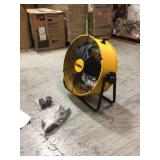 Dewalt  20 in. 3-Speed Heavy-Duty Drum Fan with 6 ft. Power Cord not used see pictures