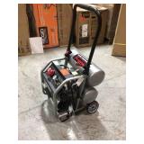 Husky  4.5 Gal. Portable Electric-Powered Silent Air Compressor in good condition