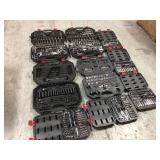 Lot of assorted Husky Mechanic Tool Sets in like new condition some maybe missing pcs review pictures