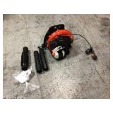 ECHO 216 MPH 517 CFM 58.2cc Gas 2-Stroke Cycle Backpack Leaf Blower with Tube Throttle not used