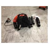 ECHO 216 MPH 517 CFM 58.2cc Gas 2-Stroke Cycle Backpack Leaf Blower with Tube Throttle not used