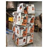 Pallet with assorted Ridgid Shop Vacs various models and conditions see pictures