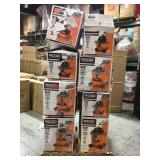 Pallet with assorted Ridgid Shop Vacs various models and conditions see pictures