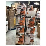 Pallet with assorted Ridgid Shop Vacs various models and conditions see pictures