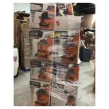Pallet with assorted Ridgid Shop Vacs various models and conditions see pictures