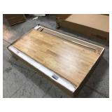 Husky  62 in. Adjustable Height Workbench Table with 2-Drawers in Black in good condition