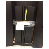 Husky 3-Piece Regular Duty Welded Steel Garage Storage System in Black (54 in. W x 75 in. H x 19 in. D) damaged see pictures