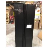 Husky 3-Piece Regular Duty Welded Steel Garage Storage System in Black (54 in. W x 75 in. H x 19 in. D) damaged see pictures