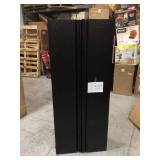 Husky 3-Piece Regular Duty Welded Steel Garage Storage System in Black (54 in. W x 75 in. H x 19 in. D) damaged see pictures